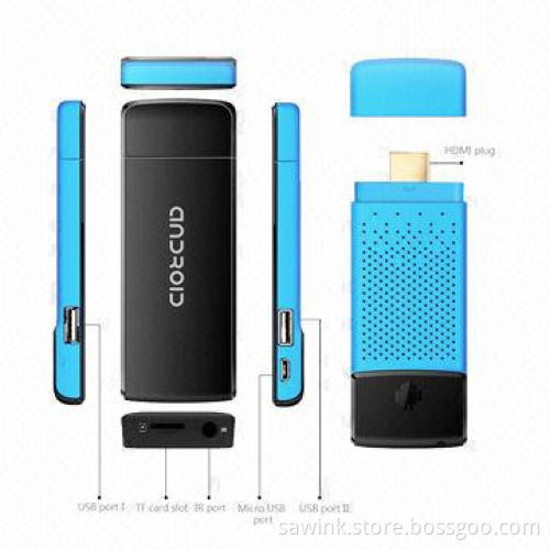 Smart TV Dongle, HDMI, Dual-core Rockchip 3066 with 100 to 220V AC Input Voltage Range, 1.6GHz CPU